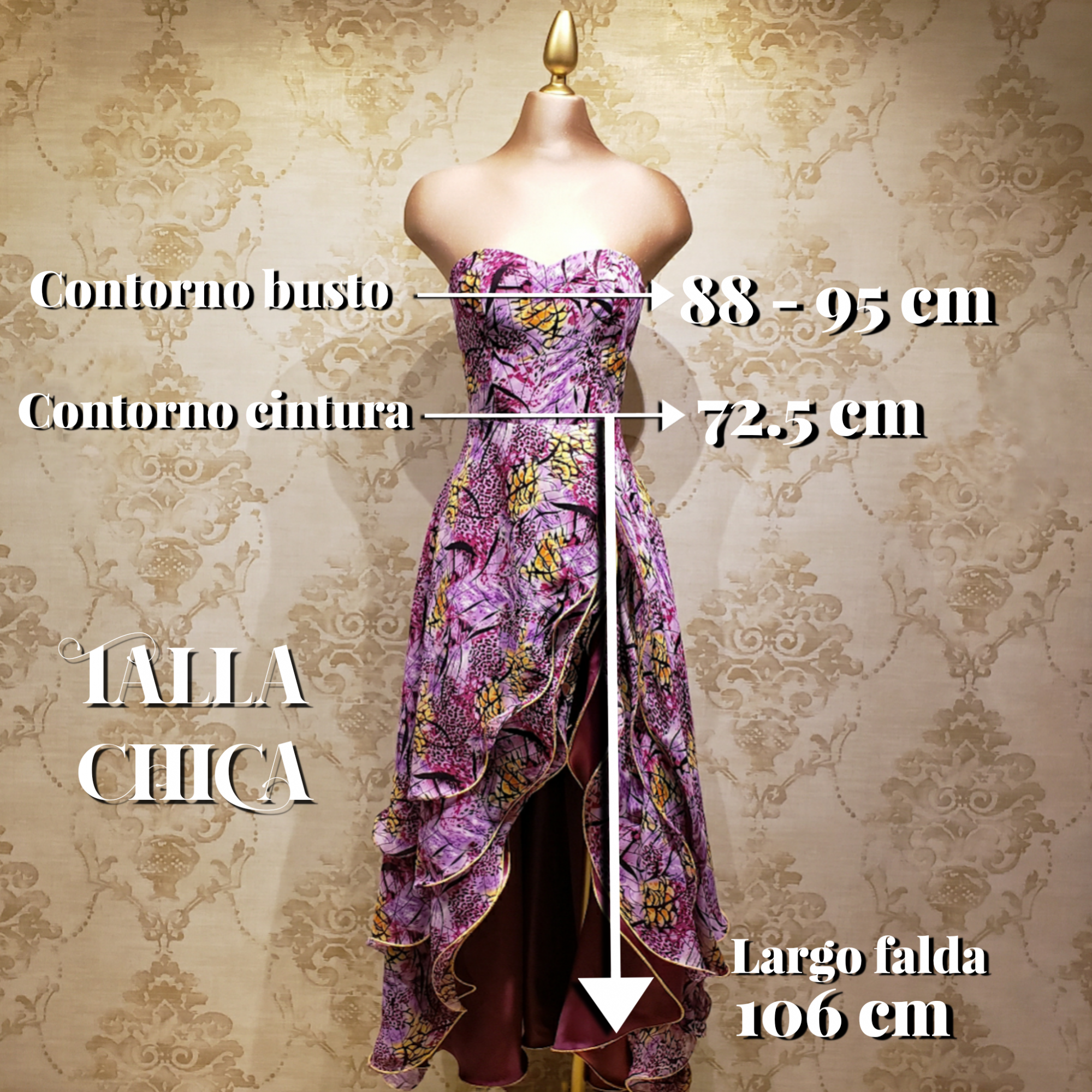 Vestido Bugambilia Largo con Estampado Rosa - Almudena Boutique - Ropa para  mujer, Vestidos cortos, de noche y para novias
