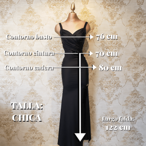 Vestido Negro Largo Ajustado de Gala Noche - Almudena Boutique - Ropa para  mujer, Vestidos cortos, de noche y para novias