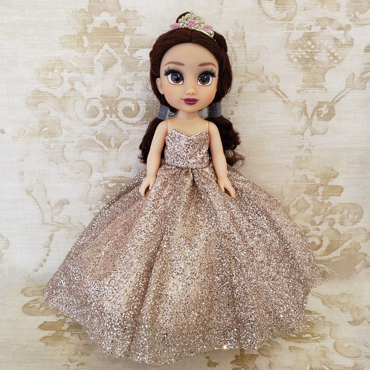 Muñeca de 15 Años Rose Gold Strapless Brilllante - Almudena Boutique - Ropa  para mujer, Vestidos cortos, de noche y para novias